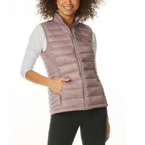 32 DEGREES Packable Down Puffer Vest, Taupe / Tan